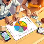 Como dividir a renda mensal por categorias com equilíbrio
