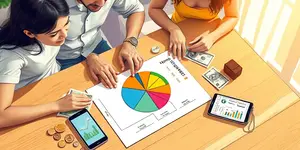 Como dividir a renda mensal por categorias com equilíbrio