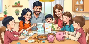 Como envolver os filhos na organização do orçamento familiar