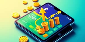 Apps de carteira digital com opções de rendimento automático
