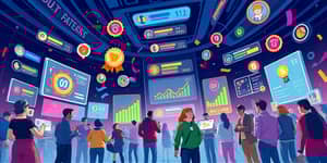 Apps com controle de metas visuais e recompensas gamificadas