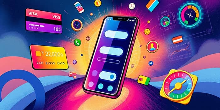 Aplicativos com cartão digital e controle total do limite
