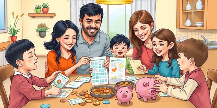 Como envolver os filhos na organização do orçamento familiar