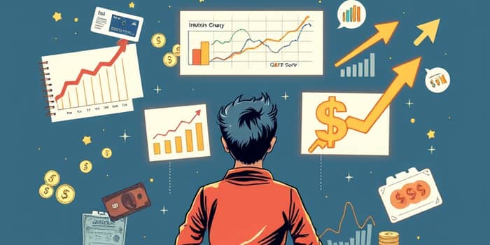 Acompanhe sua evolução financeira com dados reais