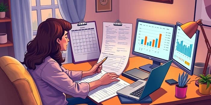 Tenha uma rotina de revisão semanal das suas finanças