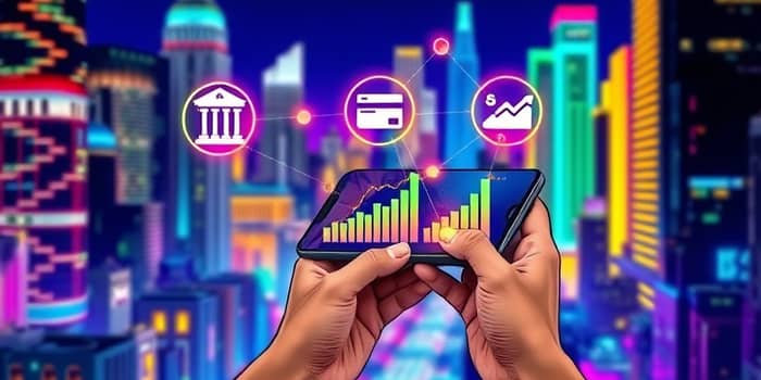 Aplicativos com integração entre banco, cartão e investimento