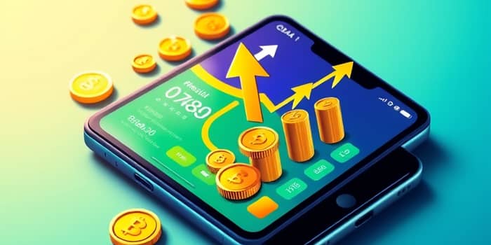 Apps de carteira digital com opções de rendimento automático