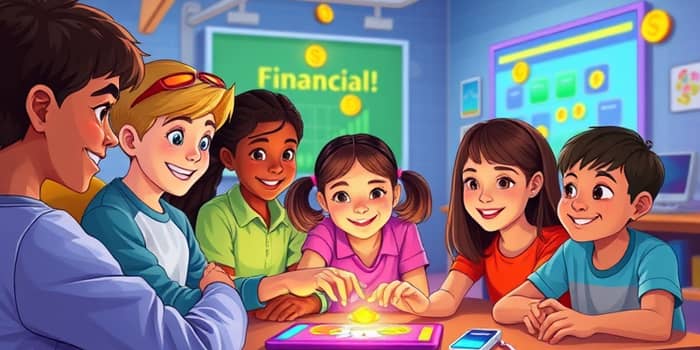 Apps que educam financeiramente com conteúdo gamificado