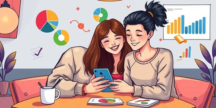 Organize finanças em casal com apps de planejamento conjunto