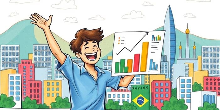 Crie metas de economia com gráficos motivadores